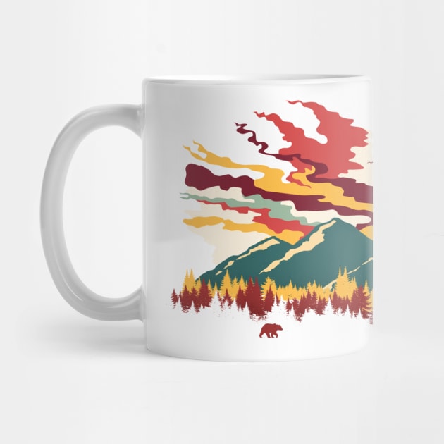 MOUNTAIN AUTUMN FLARE by ALFBOCREATIVE